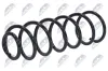 Fahrwerksfeder Hinterachse NTY ASZ-CT-032 Bild Fahrwerksfeder Hinterachse NTY ASZ-CT-032