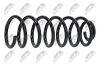 Fahrwerksfeder Hinterachse NTY ASZ-CT-040 Bild Fahrwerksfeder Hinterachse NTY ASZ-CT-040