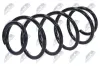 Fahrwerksfeder Vorderachse NTY ASZ-CT-047