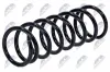 Fahrwerksfeder Hinterachse NTY ASZ-FR-003 Bild Fahrwerksfeder Hinterachse NTY ASZ-FR-003