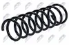 Fahrwerksfeder Hinterachse NTY ASZ-FR-011 Bild Fahrwerksfeder Hinterachse NTY ASZ-FR-011