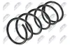 Fahrwerksfeder Vorderachse NTY ASZ-FR-014 Bild Fahrwerksfeder Vorderachse NTY ASZ-FR-014