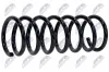 Fahrwerksfeder Hinterachse NTY ASZ-FR-038 Bild Fahrwerksfeder Hinterachse NTY ASZ-FR-038