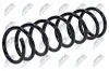 Fahrwerksfeder Hinterachse links Hinterachse rechts NTY ASZ-FR-044