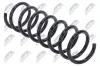 Fahrwerksfeder Hinterachse links Hinterachse rechts NTY ASZ-FR-046 Bild Fahrwerksfeder Hinterachse links Hinterachse rechts NTY ASZ-FR-046
