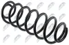 Fahrwerksfeder Hinterachse NTY ASZ-FR-058 Bild Fahrwerksfeder Hinterachse NTY ASZ-FR-058