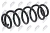 Fahrwerksfeder Hinterachse NTY ASZ-FT-001 Bild Fahrwerksfeder Hinterachse NTY ASZ-FT-001