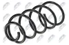 Fahrwerksfeder Hinterachse NTY ASZ-FT-007 Bild Fahrwerksfeder Hinterachse NTY ASZ-FT-007