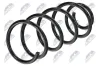Fahrwerksfeder Hinterachse NTY ASZ-FT-007 Bild Fahrwerksfeder Hinterachse NTY ASZ-FT-007