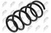 Fahrwerksfeder Hinterachse NTY ASZ-FT-016 Bild Fahrwerksfeder Hinterachse NTY ASZ-FT-016