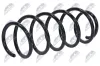 Fahrwerksfeder Vorderachse NTY ASZ-FT-017