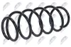 Fahrwerksfeder Vorderachse NTY ASZ-FT-017 Bild Fahrwerksfeder Vorderachse NTY ASZ-FT-017