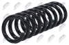 Fahrwerksfeder Hinterachse NTY ASZ-ME-008 Bild Fahrwerksfeder Hinterachse NTY ASZ-ME-008