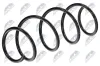 Fahrwerksfeder Vorderachse NTY ASZ-ME-025 Bild Fahrwerksfeder Vorderachse NTY ASZ-ME-025