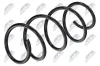 Fahrwerksfeder Vorderachse NTY ASZ-NS-001 Bild Fahrwerksfeder Vorderachse NTY ASZ-NS-001