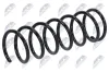 Fahrwerksfeder Vorderachse rechts NTY ASZ-NS-006 Bild Fahrwerksfeder Vorderachse rechts NTY ASZ-NS-006