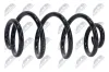 Fahrwerksfeder Hinterachse NTY ASZ-NS-018 Bild Fahrwerksfeder Hinterachse NTY ASZ-NS-018