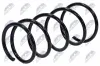 Fahrwerksfeder Vorderachse NTY ASZ-NS-033