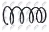 Fahrwerksfeder Vorderachse NTY ASZ-NS-033 Bild Fahrwerksfeder Vorderachse NTY ASZ-NS-033
