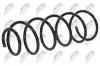 Fahrwerksfeder Vorderachse NTY ASZ-PE-016 Bild Fahrwerksfeder Vorderachse NTY ASZ-PE-016