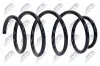 Fahrwerksfeder Vorderachse NTY ASZ-RE-024 Bild Fahrwerksfeder Vorderachse NTY ASZ-RE-024