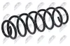 Fahrwerksfeder Hinterachse NTY ASZ-RE-034 Bild Fahrwerksfeder Hinterachse NTY ASZ-RE-034