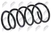 Fahrwerksfeder Vorderachse NTY ASZ-RE-037