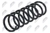 Fahrwerksfeder Hinterachse NTY ASZ-VV-027 Bild Fahrwerksfeder Hinterachse NTY ASZ-VV-027