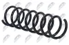 Fahrwerksfeder Hinterachse NTY ASZ-VV-027 Bild Fahrwerksfeder Hinterachse NTY ASZ-VV-027