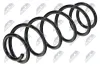Fahrwerksfeder Hinterachse NTY ASZ-VW-031 Bild Fahrwerksfeder Hinterachse NTY ASZ-VW-031