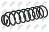 Fahrwerksfeder Hinterachse NTY ASZ-VW-092 Bild Fahrwerksfeder Hinterachse NTY ASZ-VW-092