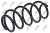 Fahrwerksfeder Vorderachse NTY ASZ-WW-039