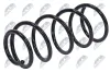 Fahrwerksfeder Vorderachse NTY ASZ-WW-083