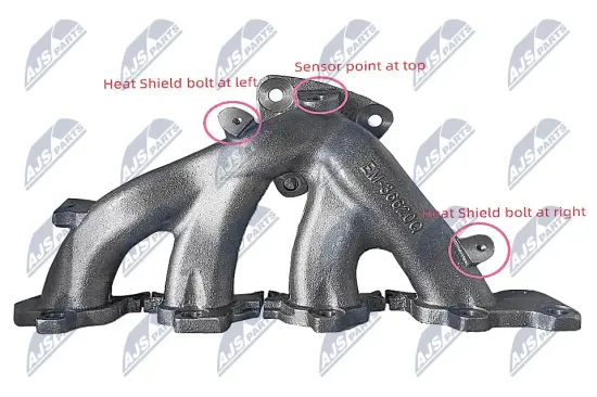 Krümmer, Abgasanlage NTY BKW-DW-000 Bild Krümmer, Abgasanlage NTY BKW-DW-000