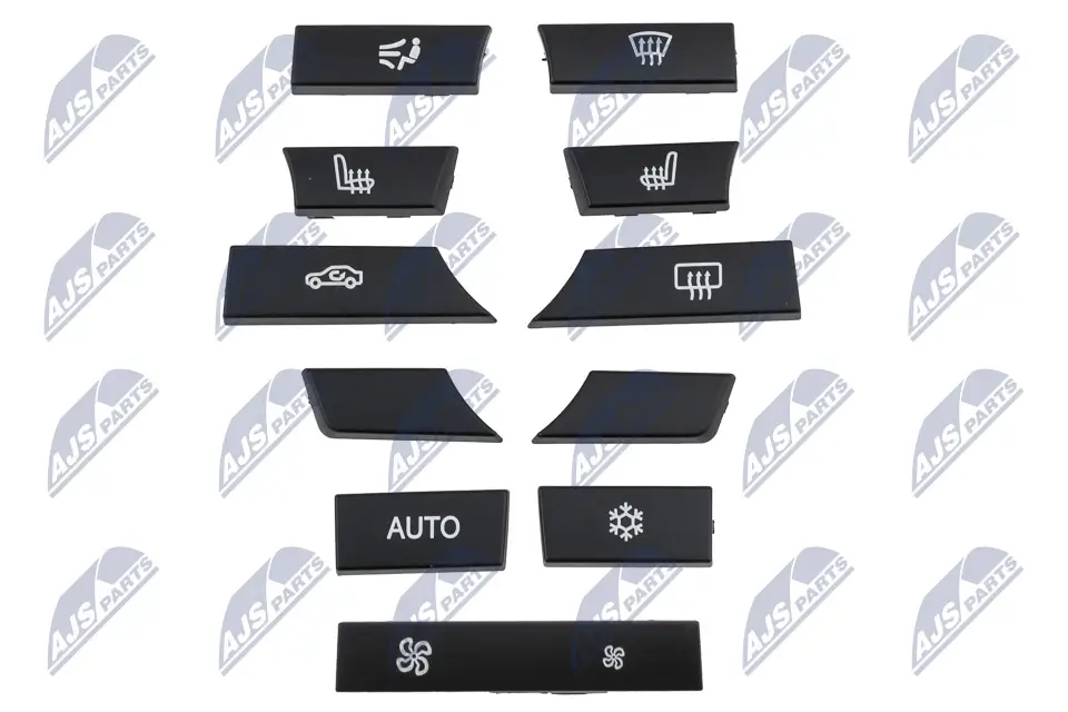 Bedienelement, Heizung/Lüftung Mitte NTY EWS-BM-102