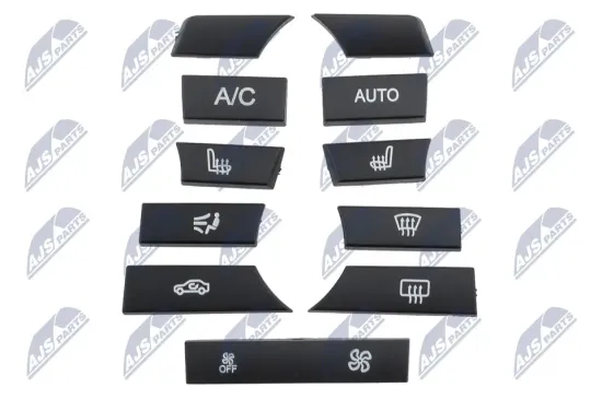 Bedienelement, Heizung/Lüftung Mitte NTY EWS-BM-104 Bild Bedienelement, Heizung/Lüftung Mitte NTY EWS-BM-104