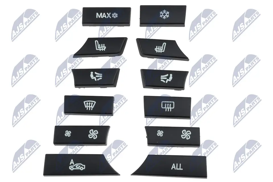 Bedienelement, Heizung/Lüftung Mitte NTY EWS-BM-106