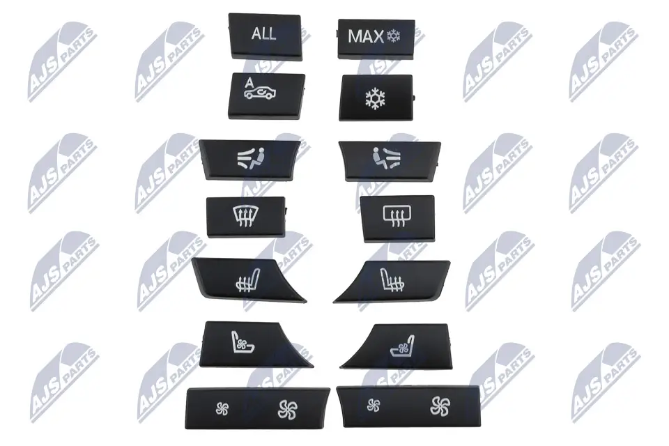 Bedienelement, Heizung/Lüftung Mitte NTY EWS-BM-107