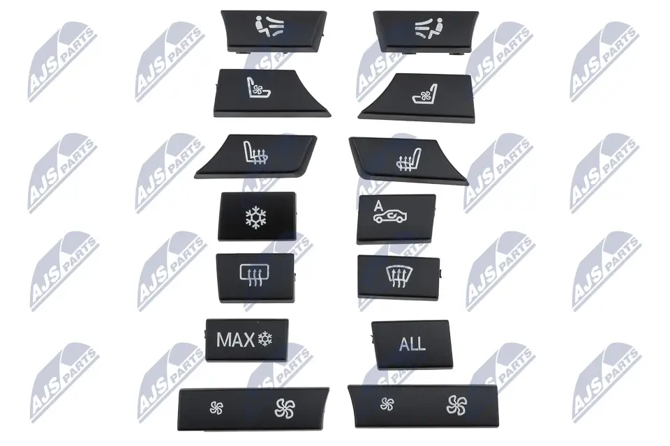 Bedienelement, Heizung/Lüftung Mitteltunnel NTY EWS-BM-111