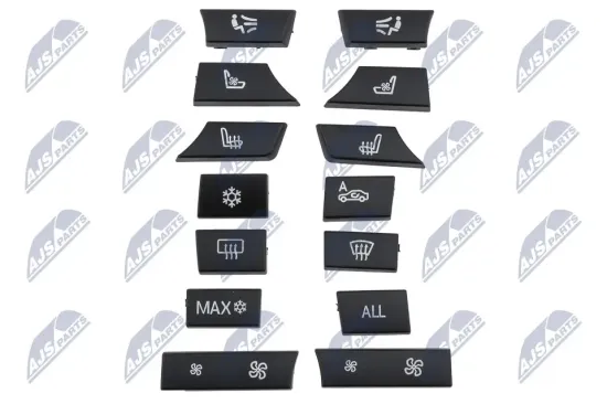 Bedienelement, Heizung/Lüftung Mitteltunnel NTY EWS-BM-111 Bild Bedienelement, Heizung/Lüftung Mitteltunnel NTY EWS-BM-111