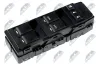 Schalter, Fensterheber 12 V vorne links NTY EWS-CH-001