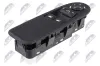 Schalter, Fensterheber 12 V vorne links NTY EWS-CT-023