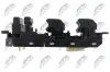Schalter, Fensterheber 12 V vorne links NTY EWS-TY-050 Bild Schalter, Fensterheber 12 V vorne links NTY EWS-TY-050