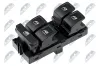 Schalter, Fensterheber 12 V vorne links NTY EWS-VW-089