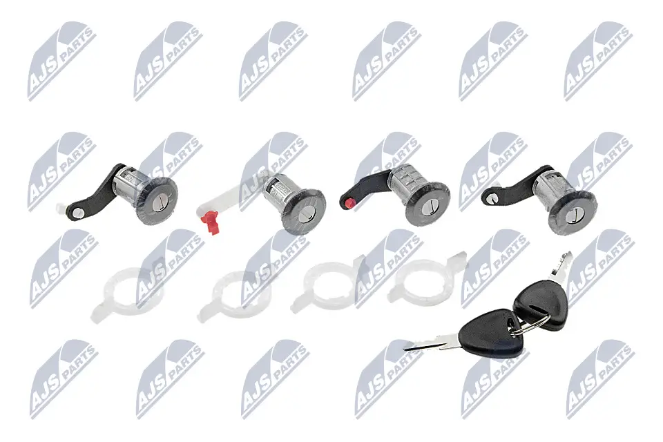 Schließzylindersatz vorne vorne Schiebetür beidseitig hinten Schiebetür NTY EZC-RE-025