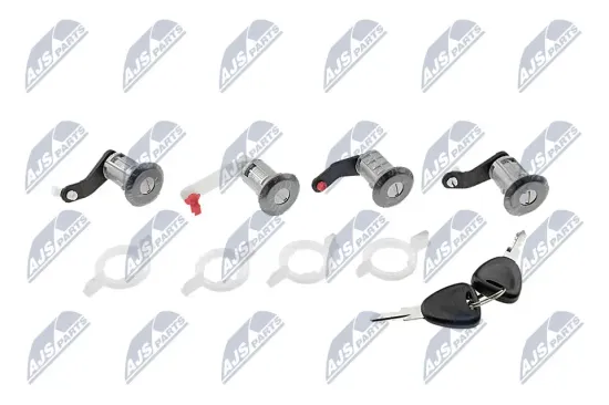 Schließzylindersatz vorne vorne Schiebetür beidseitig hinten Schiebetür NTY EZC-RE-025 Bild Schließzylindersatz vorne vorne Schiebetür beidseitig hinten Schiebetür NTY EZC-RE-025