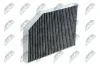 Filter, Innenraumluft NTY FCF-BM-026C Bild Filter, Innenraumluft NTY FCF-BM-026C