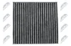 Filter, Innenraumluft NTY FCF-FT-024C Bild Filter, Innenraumluft NTY FCF-FT-024C
