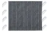 Filter, Innenraumluft NTY FCF-KA-305C Bild Filter, Innenraumluft NTY FCF-KA-305C