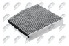 Filter, Innenraumluft NTY FCF-ME-035C Bild Filter, Innenraumluft NTY FCF-ME-035C